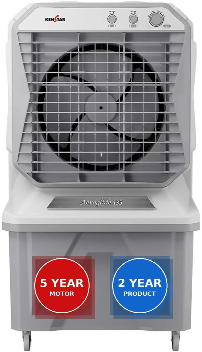 Kenstar 135 L Desert Air Cooler (Grey, AEROGLIDE HC 135)